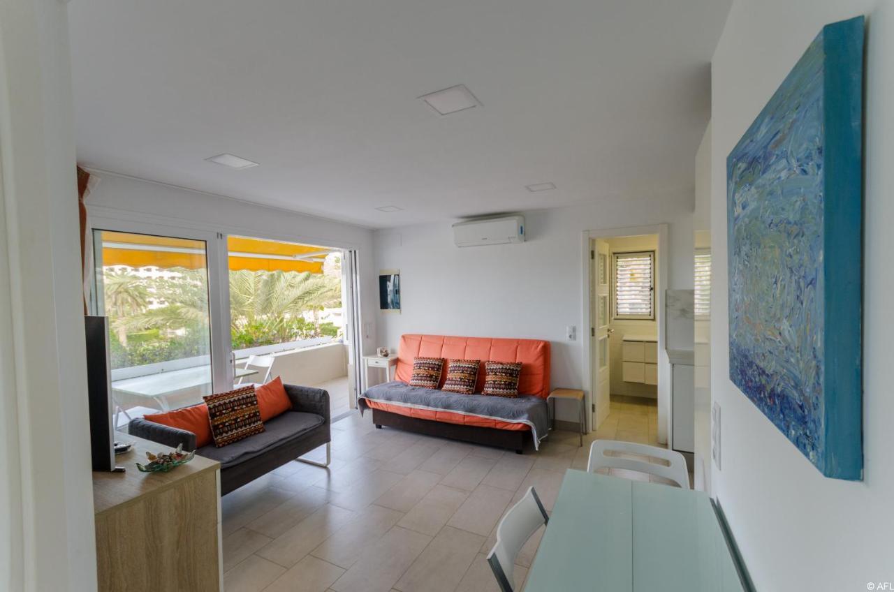 Holiday Apartment With Direct Sea Promenade Access มาสปาโลมาส ภายนอก รูปภาพ
