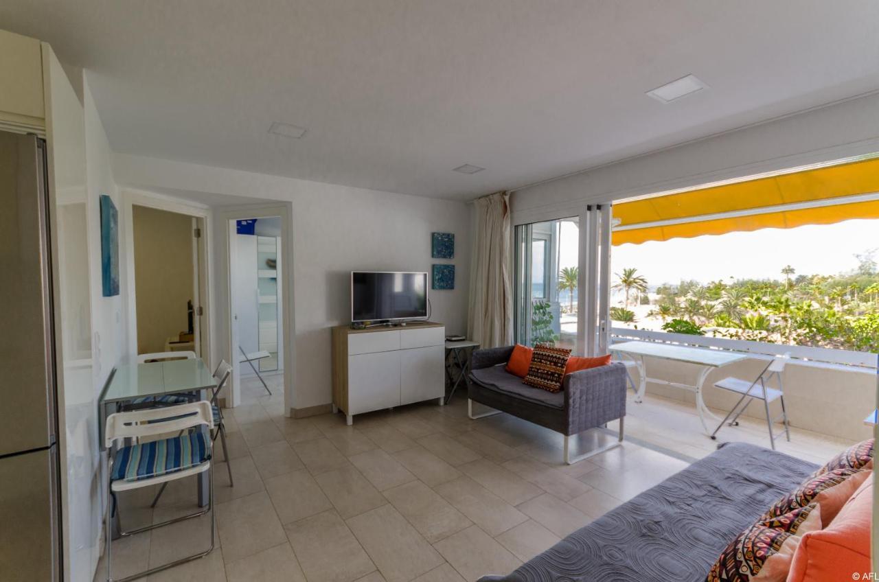 Holiday Apartment With Direct Sea Promenade Access มาสปาโลมาส ภายนอก รูปภาพ