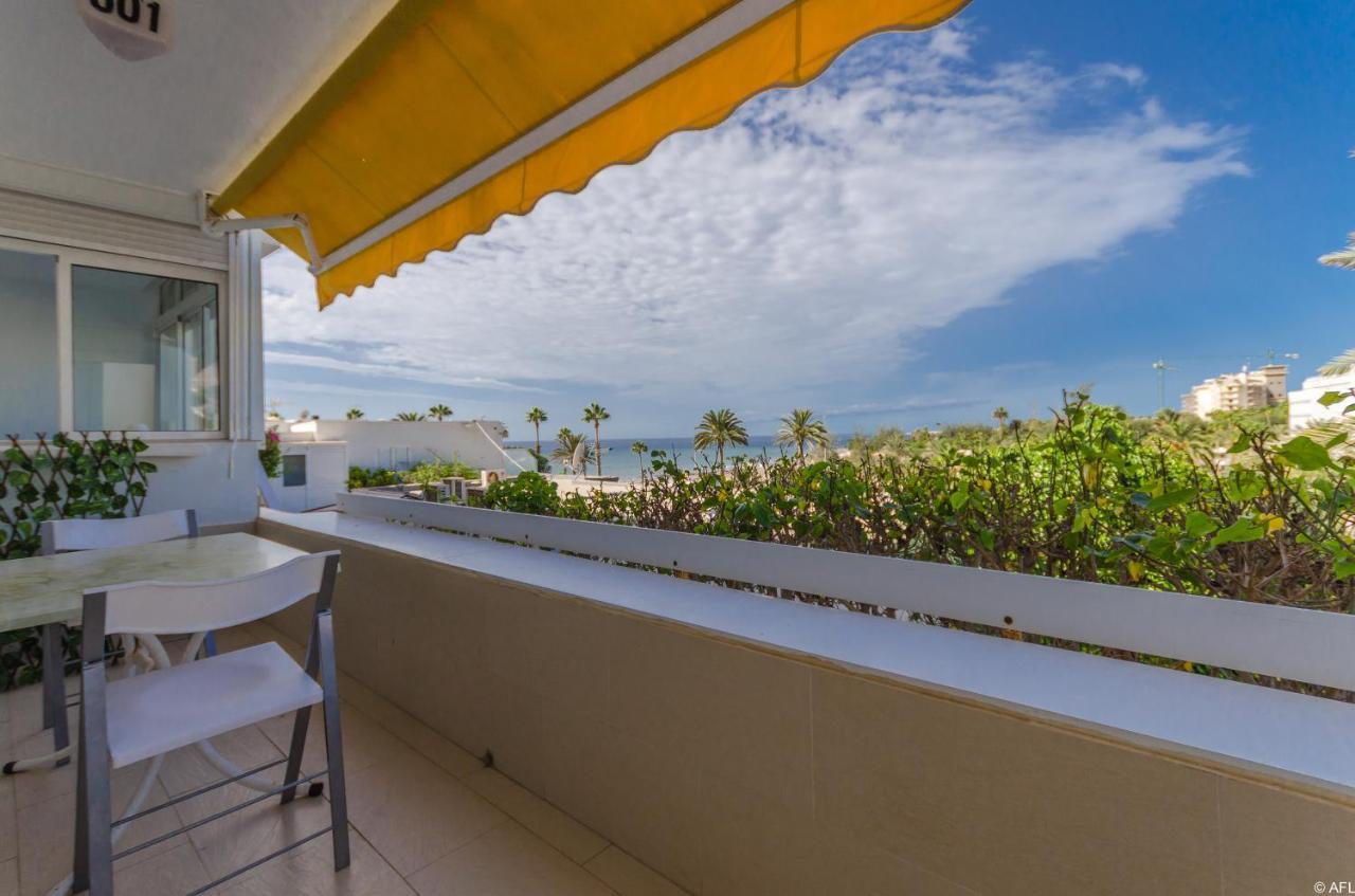 Holiday Apartment With Direct Sea Promenade Access มาสปาโลมาส ภายนอก รูปภาพ